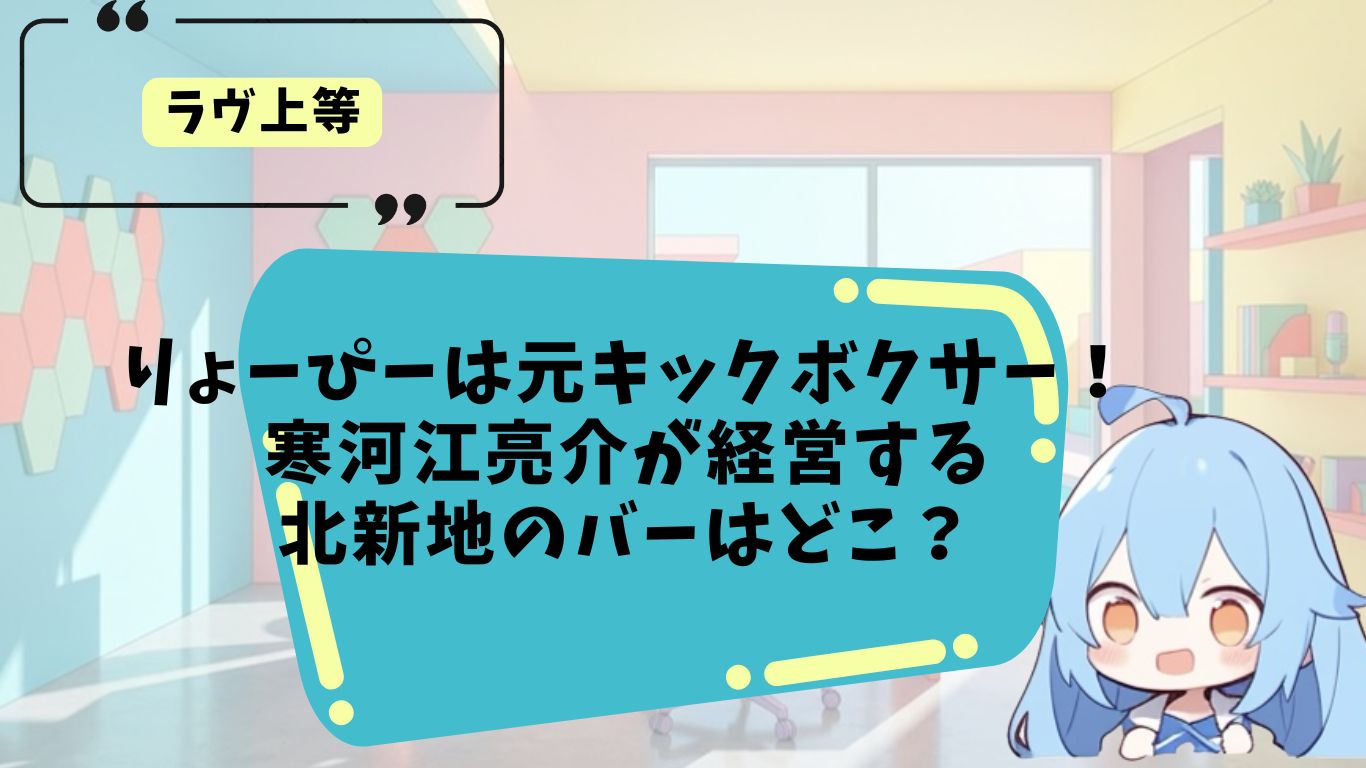 りょーぴーの経歴紹介